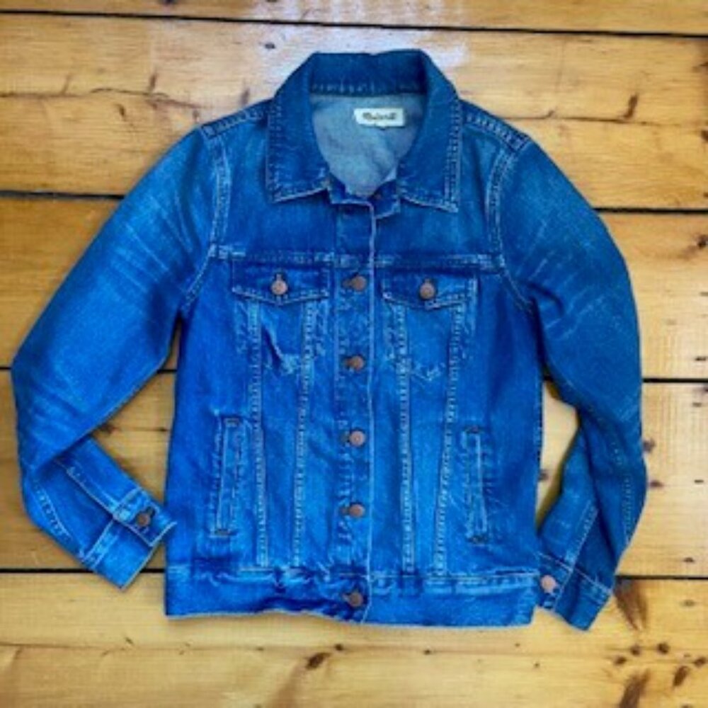Madewell Women’s Denim Jean Jacket Size Small 100% Cotton